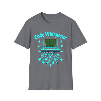 Code Whisperer Autism Pride T-Shirt – Neurodivergent Programmer Puzzle Piece Shirt