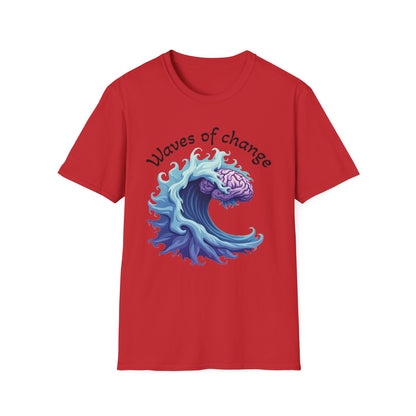 Waves of Change T-Shirt – Mental Health & Personal Growth Graphic Tee