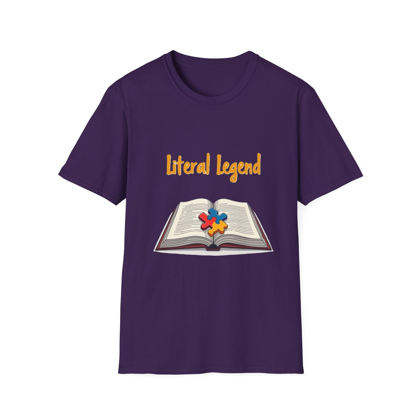 Literal Legend Shirt – Puzzle Piece Design for Autism Advocacy and Pride