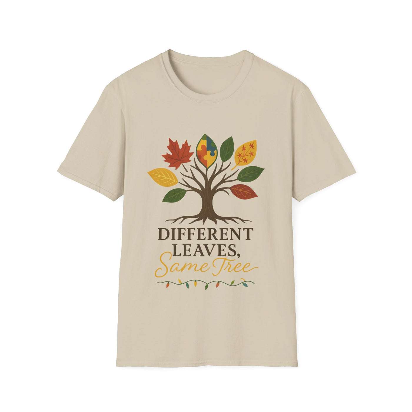 Different Leaves Same Tree T-Shirt - Soft Unisex Tee