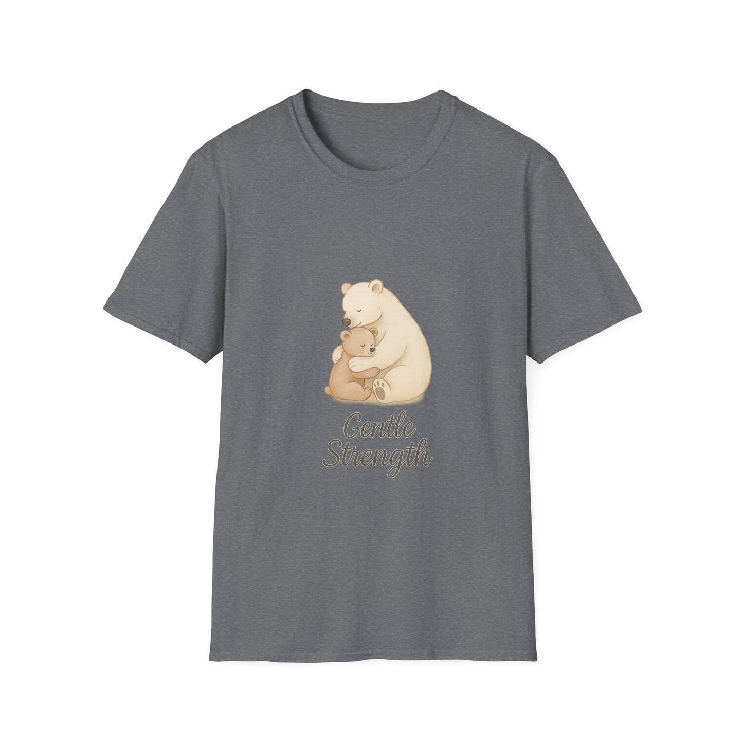 Gentle Strength Shirt – Bear & Cub T-Shirt for Compassion, Love, and Family