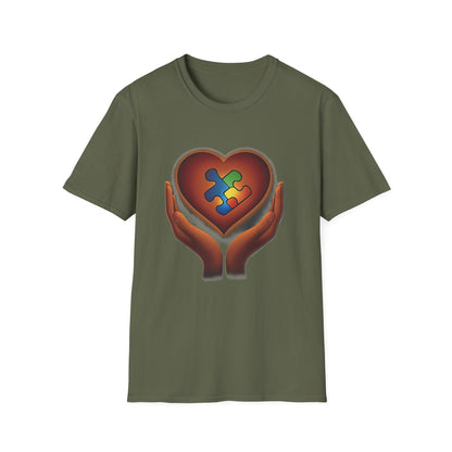 Puzzle Heart Hands Shirt – Love, Autism Awareness & Support T-shirt