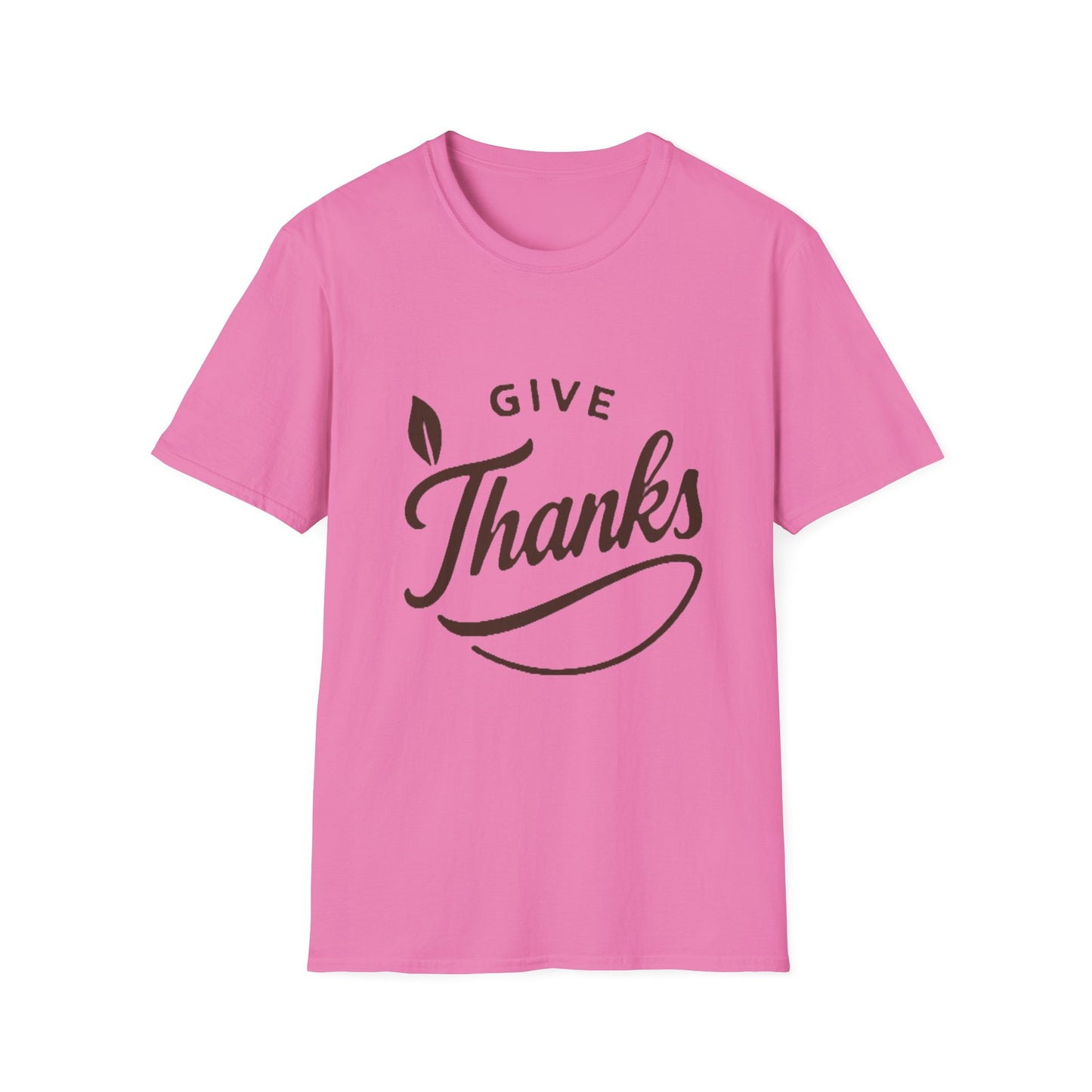 Give Thanks Shirt – Minimalist Thanksgiving Gratitude Graphic T-Shirt