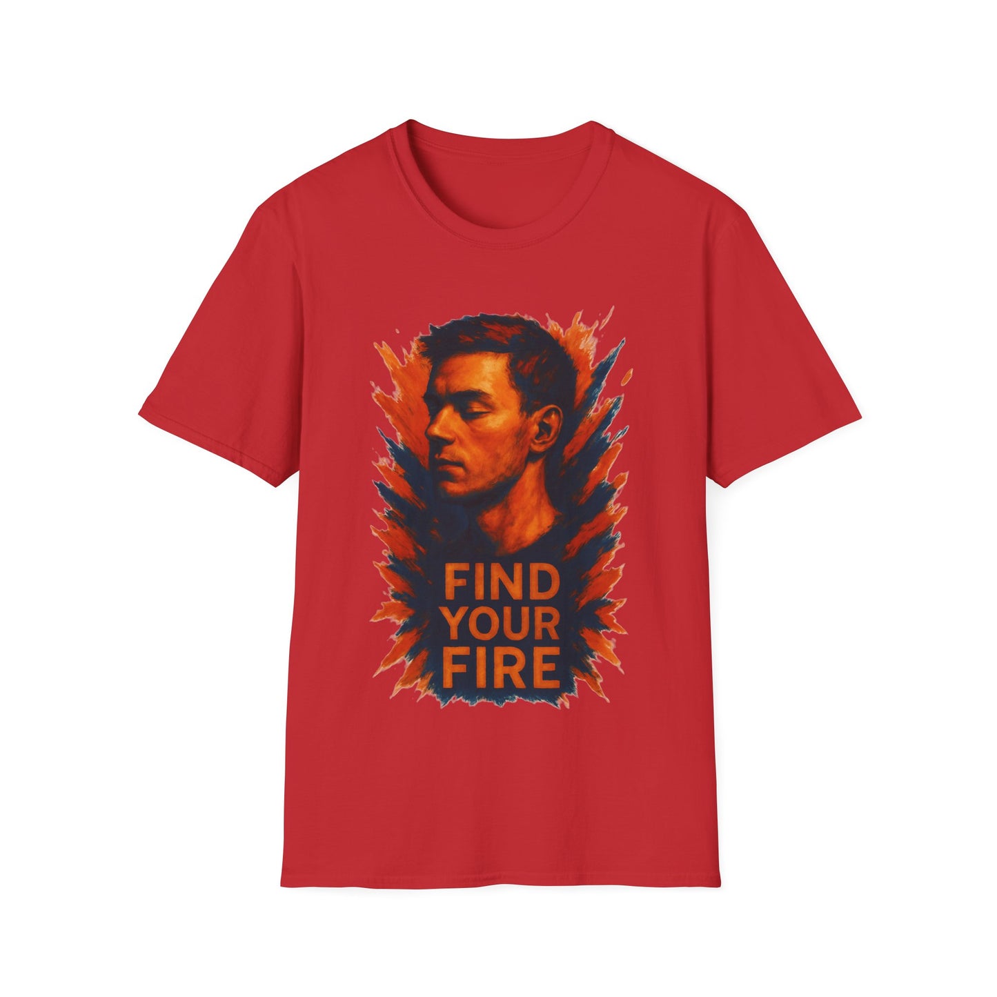 Find Your Fire Shirt – Motivational Strength Graphic T-Shirt for Men