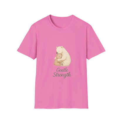 Gentle Strength Shirt – Bear & Cub T-Shirt for Compassion, Love, and Family