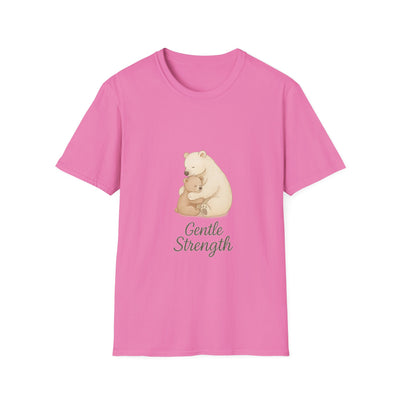 Gentle Strength Bear T-Shirt - Soft Unisex Tee, Comfort Wear