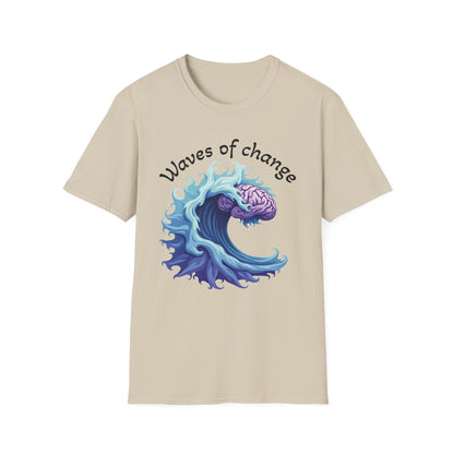 Waves of Change T-Shirt – Mental Health & Personal Growth Graphic Tee