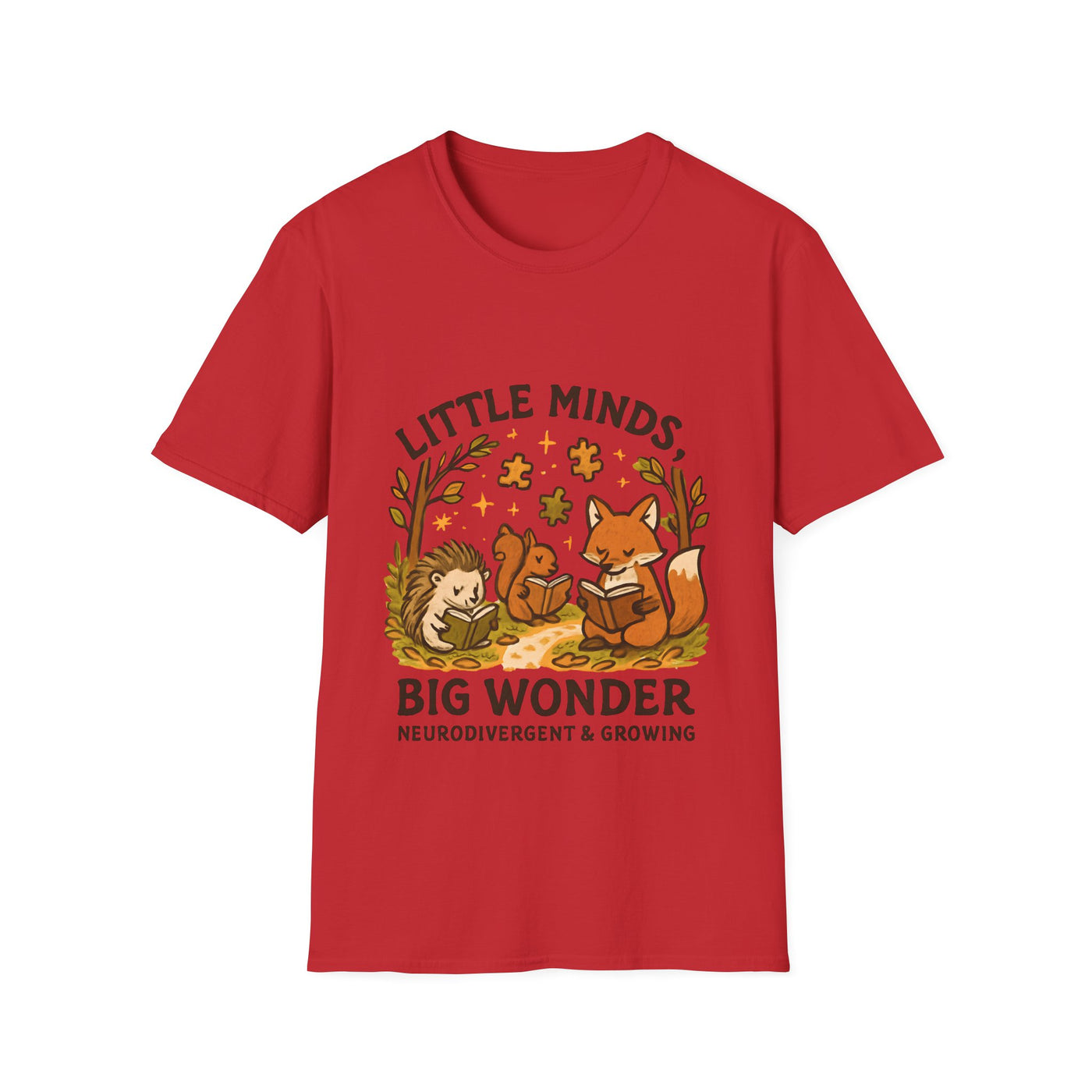 Little Minds, Big Wonders, Neurodivergent T-Shirt - Soft Unisex Tee