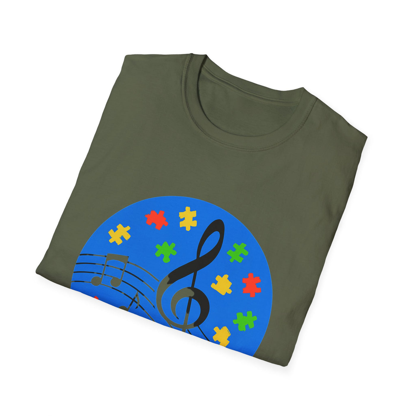 Autism Awareness Music T-Shirt - Soft Unisex Tee