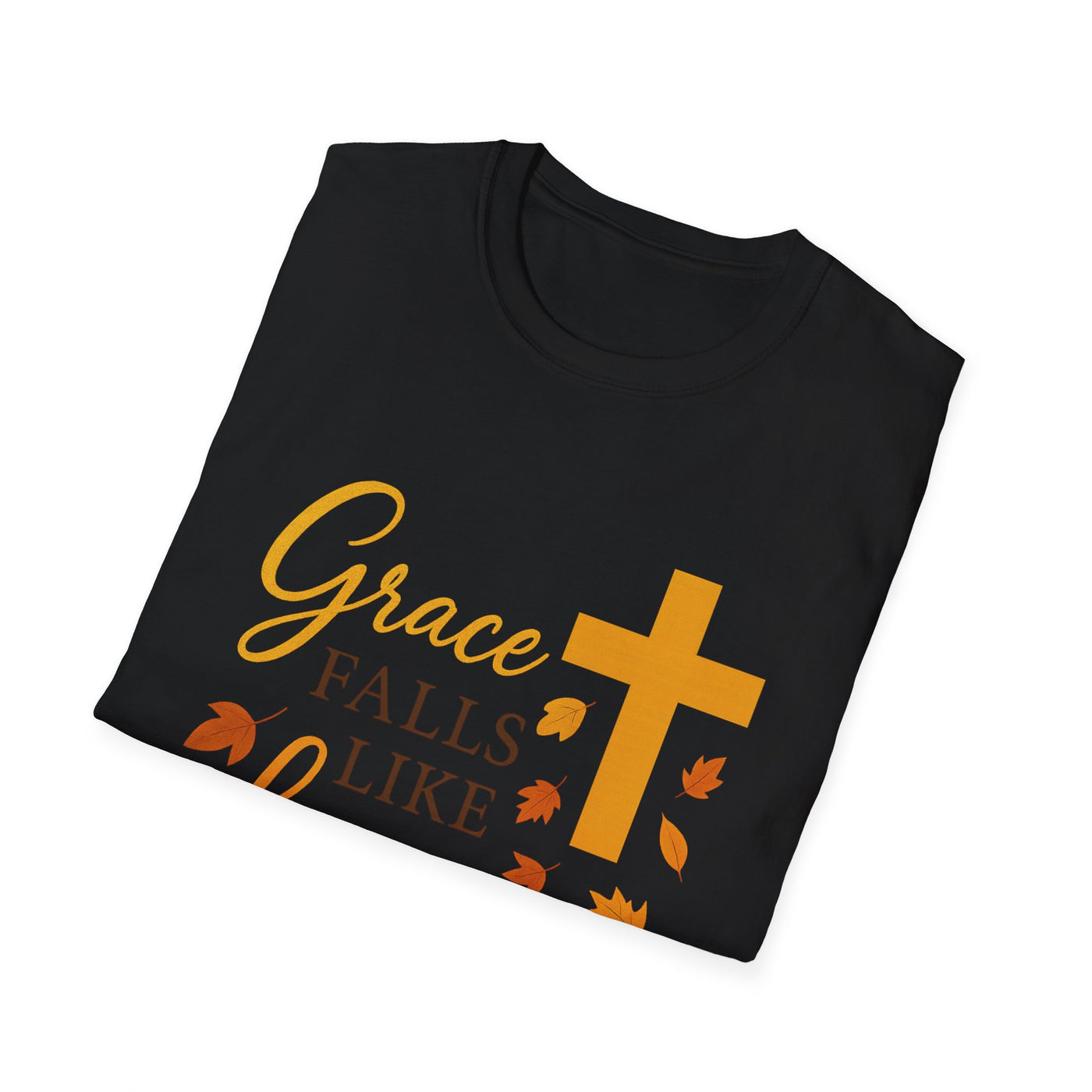 Grace Falls Like Leaves T-Shirt - Soft Unisex Tee