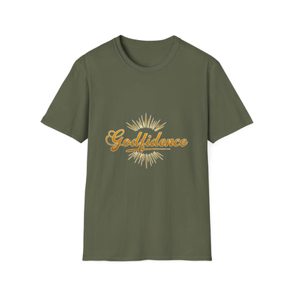 Godfidence Christian T-Shirt – Faith Over Fear Inspirational Christian Tee