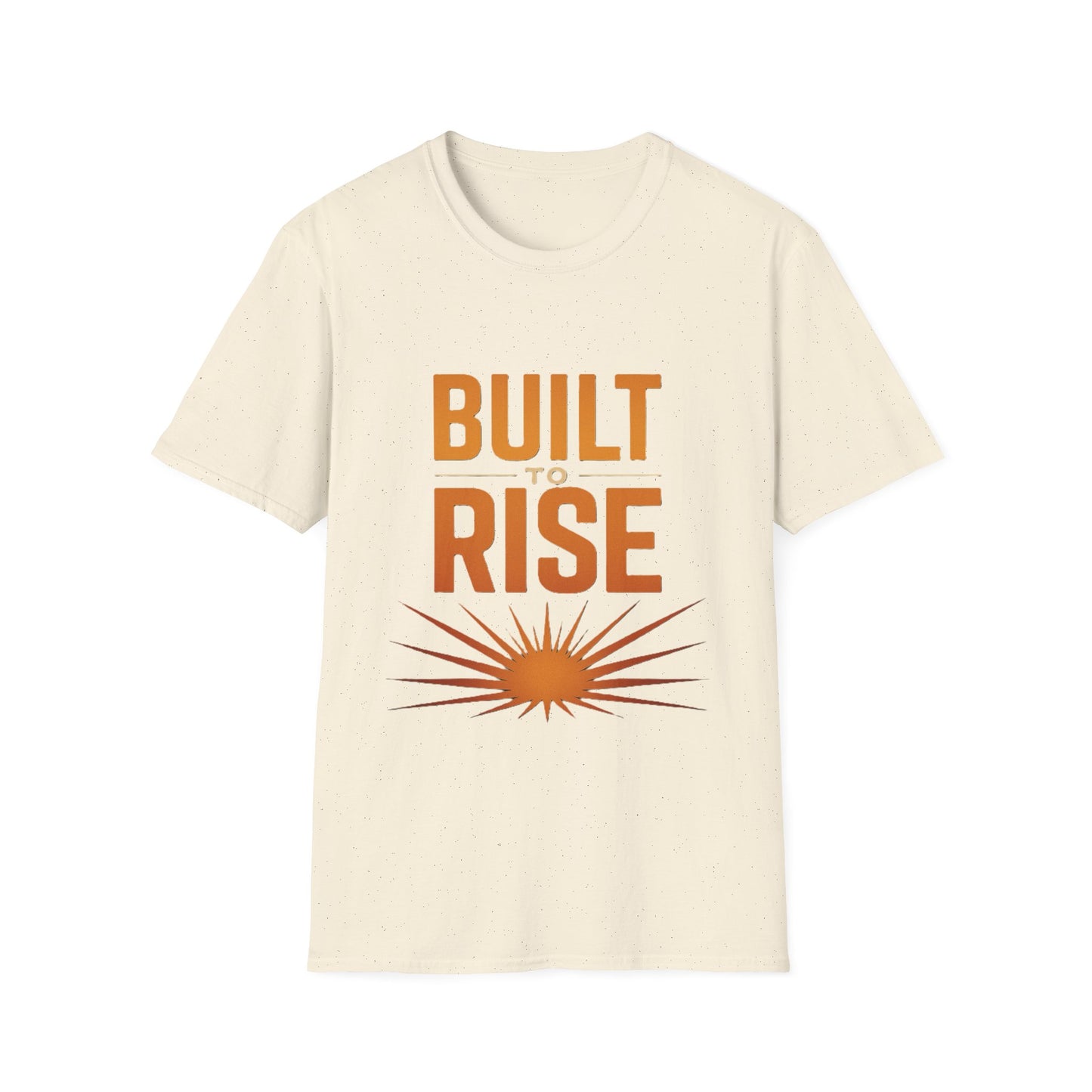 Built to Rise Shirt – Motivational Design with Sunrise & Empowerment Message