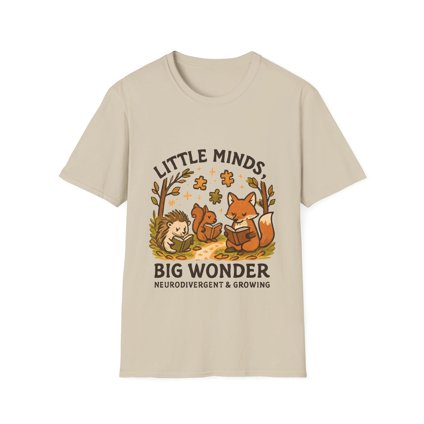 Little Minds, Big Wonders, Neurodivergent T-Shirt - Soft Unisex Tee