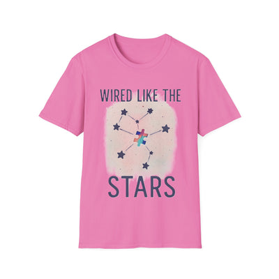 Wired Like The Stars T-Shirt - Soft Unisex Tee