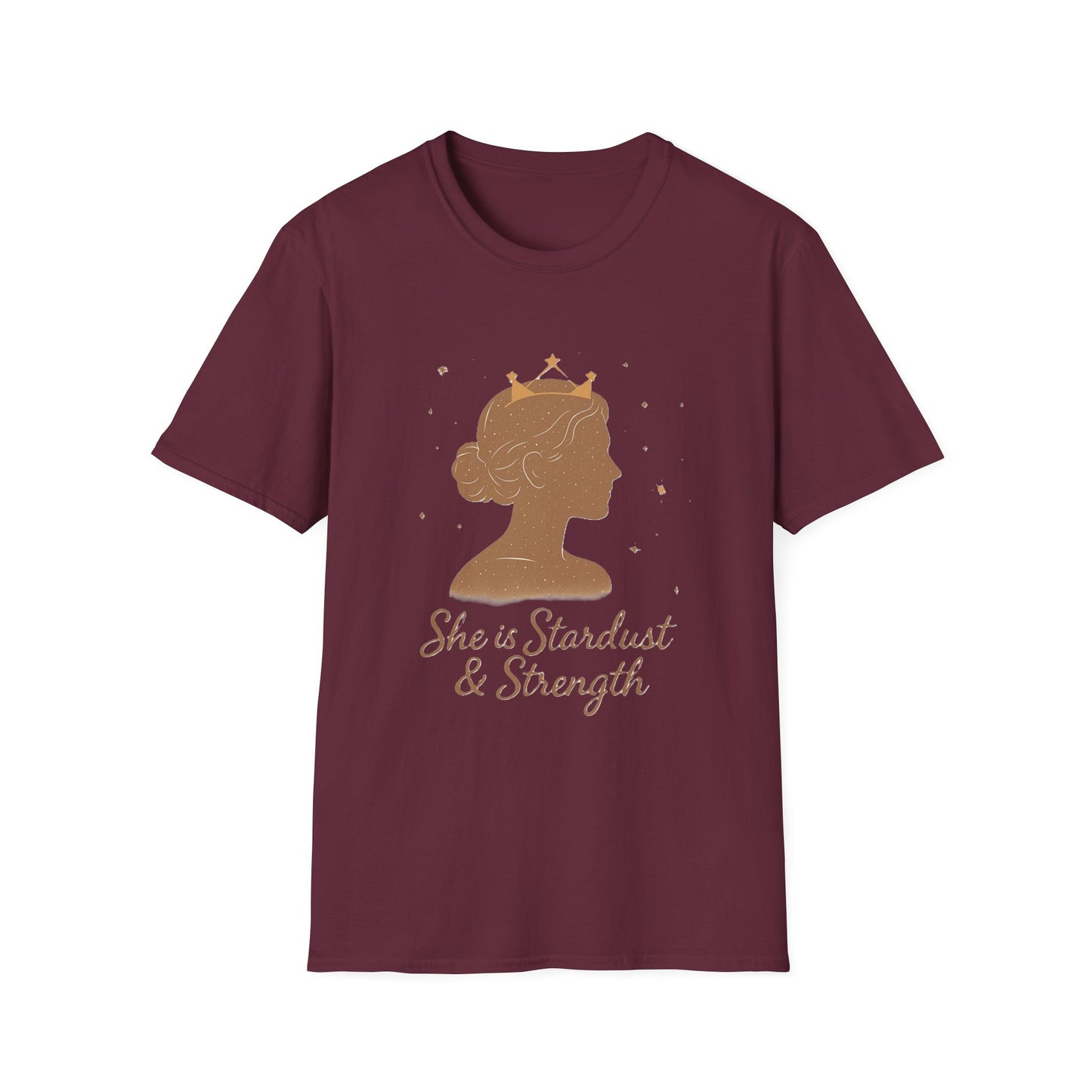 She is Stardust & Strength Shirt – Inspirational T-shirt Celebrating Inner Power and Resilience