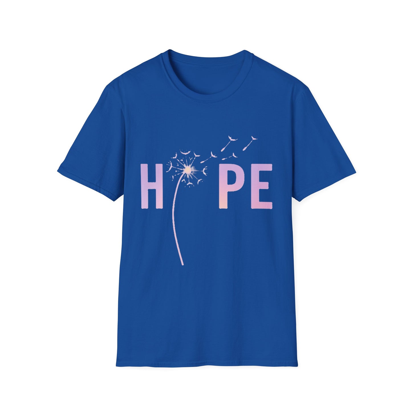 Hope Inspirational Dandelion T-Shirt – Positive Mental Health & Cancer Support Shirt