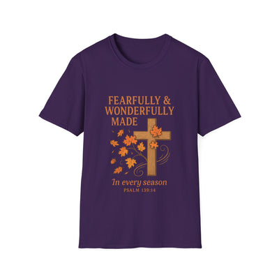 Fearfully And Wonderfully Made T-Shirt - Soft Unisex Tee