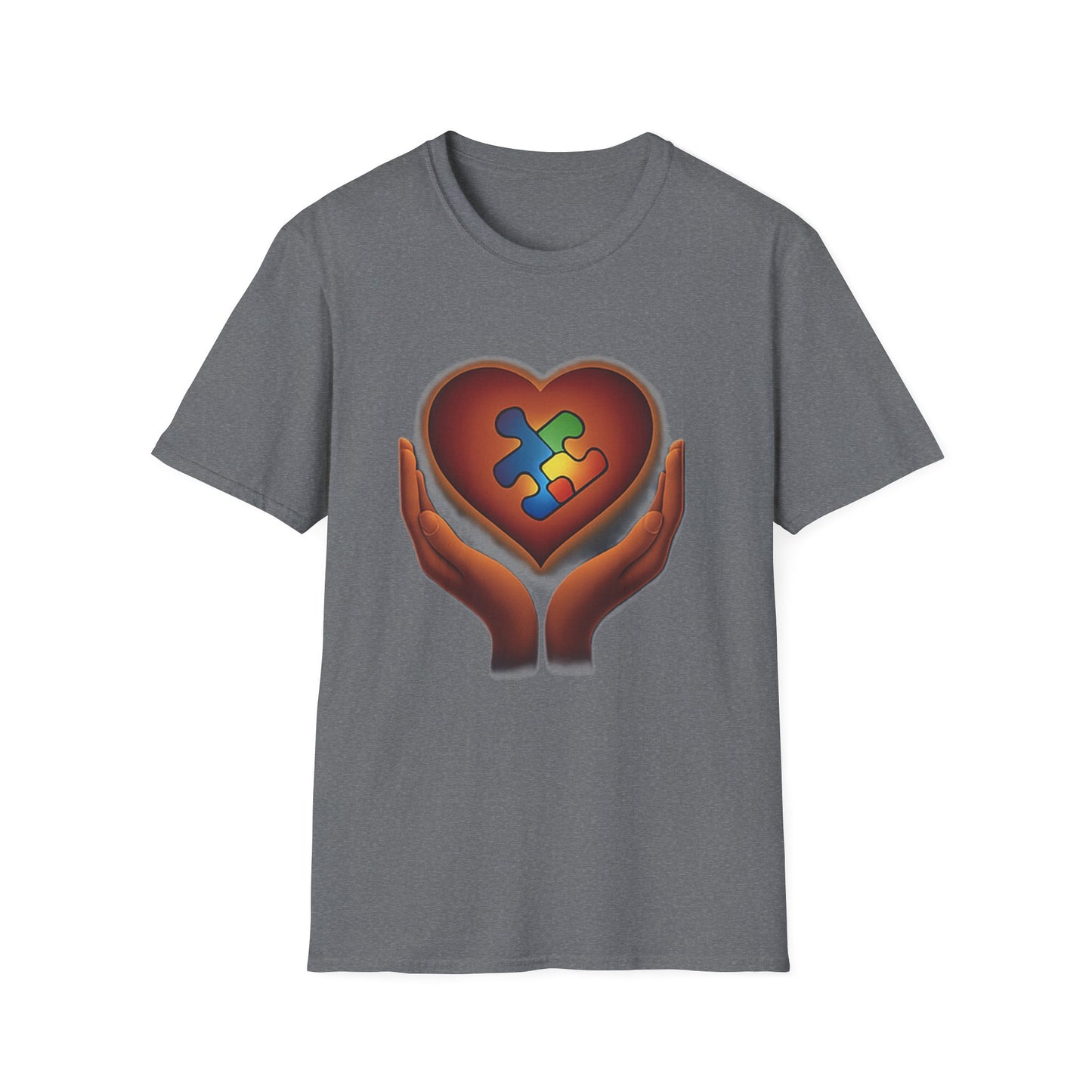 Puzzle Heart Hands Shirt – Love, Autism Awareness & Support T-shirt
