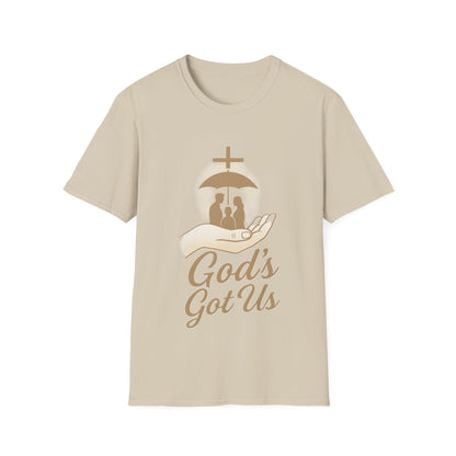 God’s Got Us Christian T-Shirt – Faith Family Protection Cross Shirt