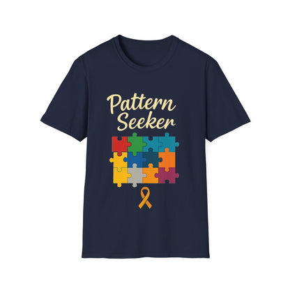 Pattern Seeker Autism Awareness T-Shirt – Neurodiversity Puzzle Piece Tee