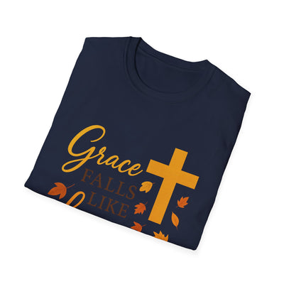 Grace Falls Like Leaves T-Shirt - Soft Unisex Tee