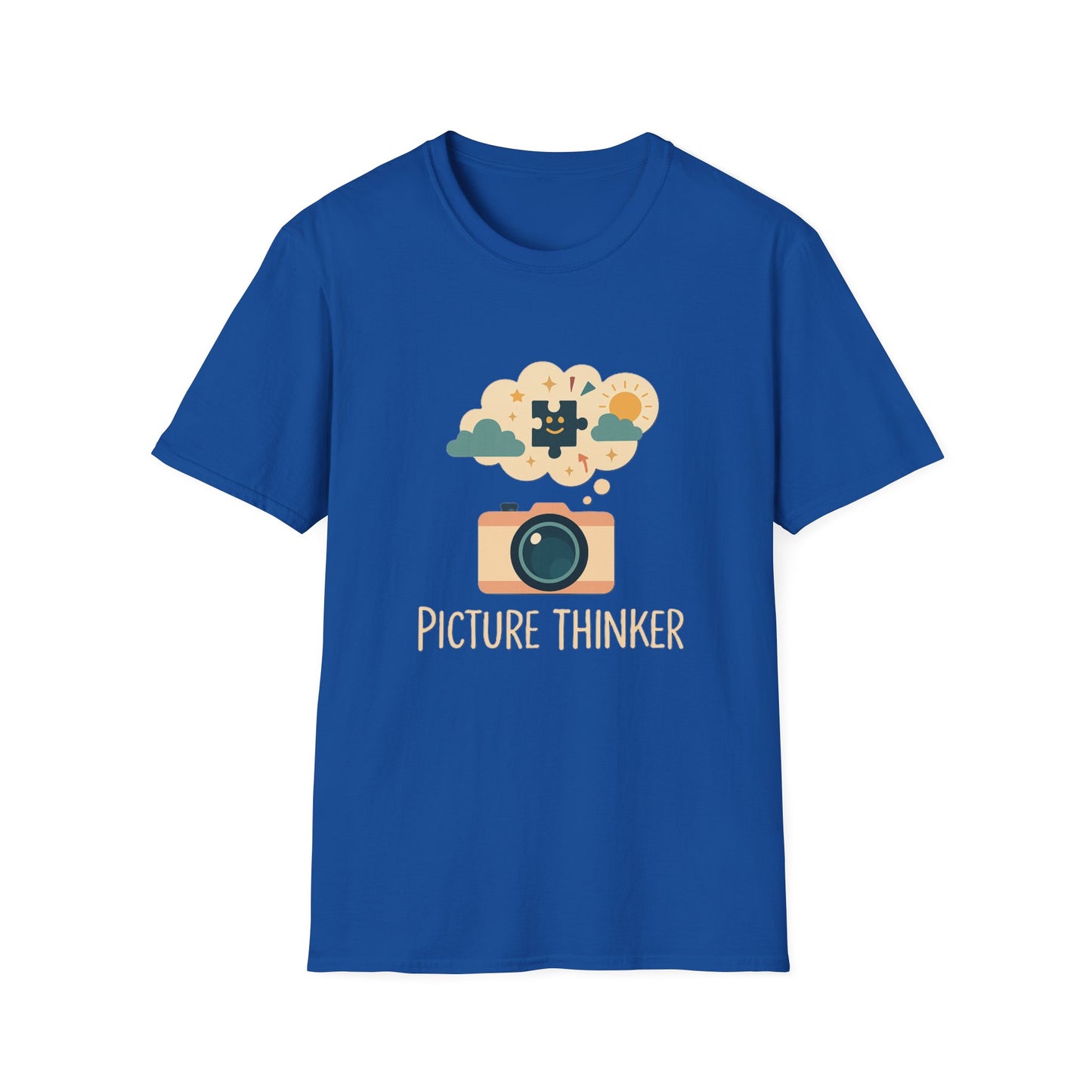 Picture Thinker Shirt – Creative Autism Awareness & Puzzle Thinking T-shirt