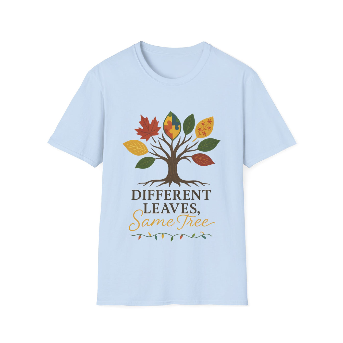 Different Leaves Same Tree T-Shirt - Soft Unisex Tee