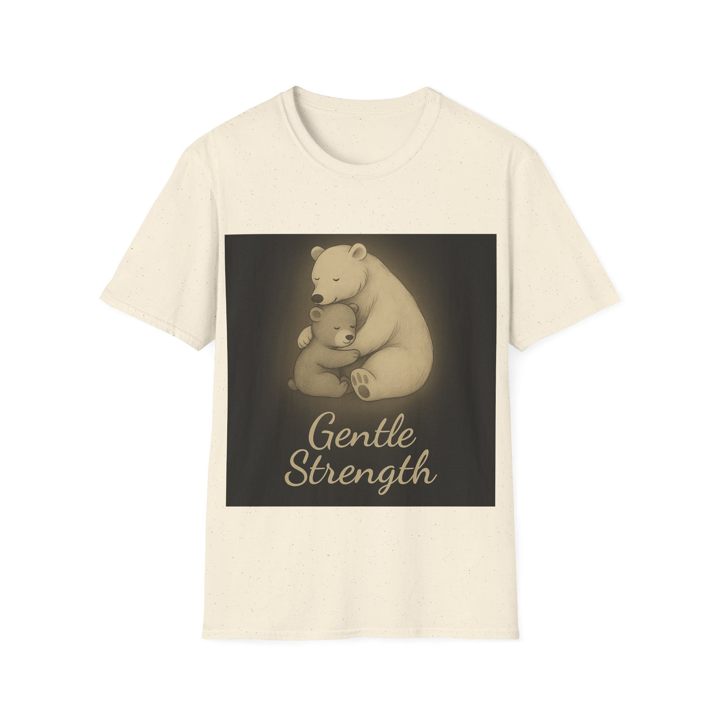 Gentle Strength Bear T-Shirt - Soft Unisex Tee, Comfort Wear