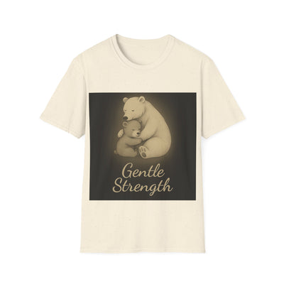 Gentle Strength Bear T-Shirt - Soft Unisex Tee, Comfort Wear