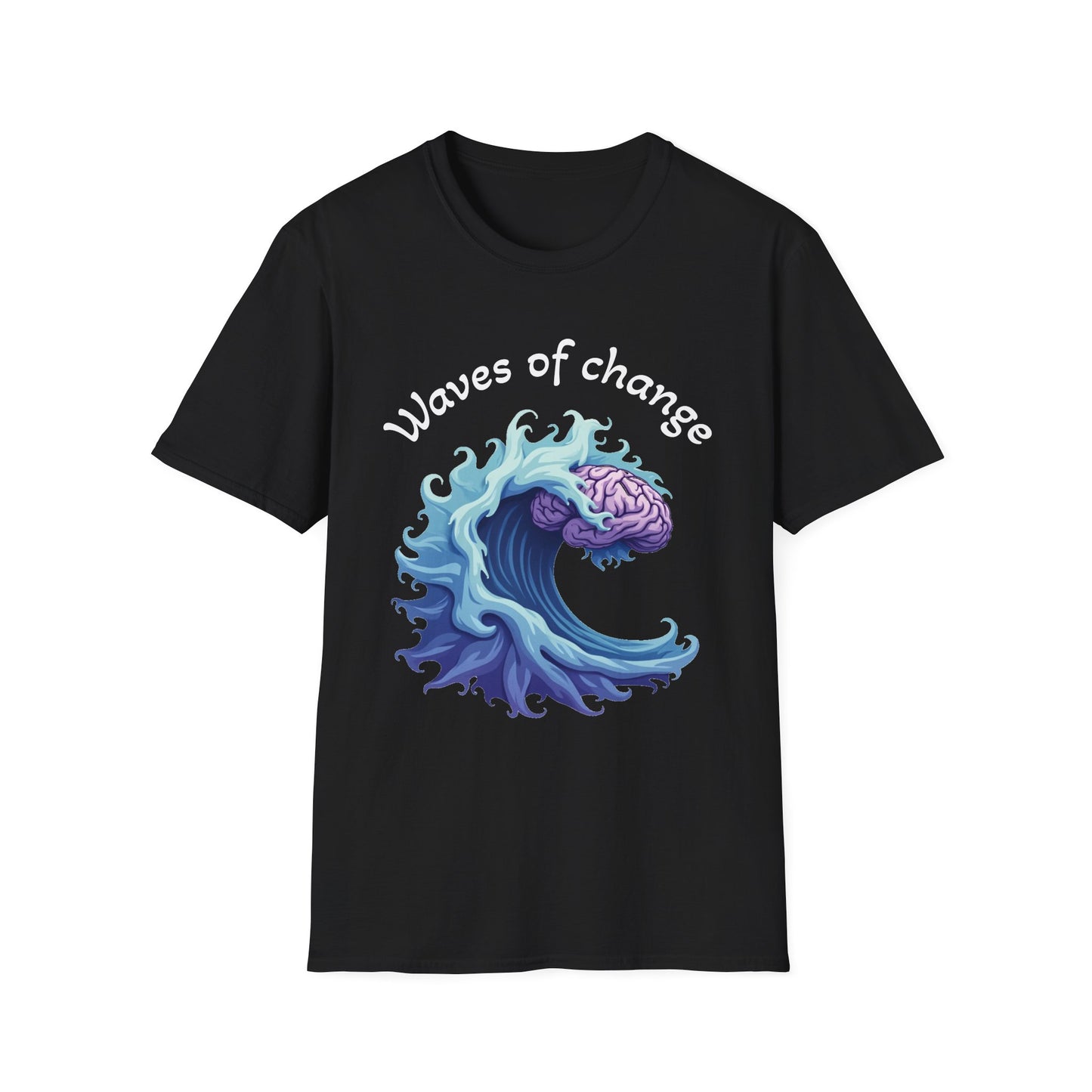Waves of Change T-Shirt – Mental Health & Personal Growth Graphic Tee