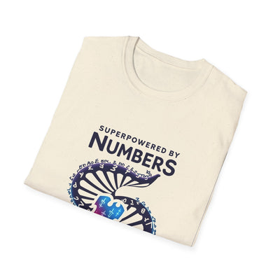Superpowered By Numbers T-Shirt - Soft Unisex Tee