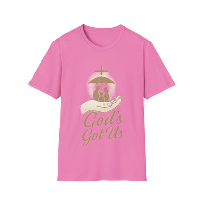 God’s Got Us Christian T-Shirt – Faith Family Protection Cross Shirt