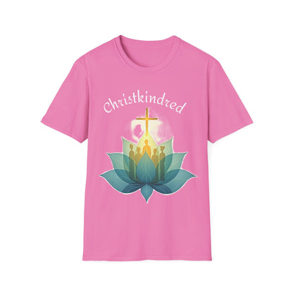 Christkindred T-Shirt – Christian Faith Shirt with Cross & Lotus Design