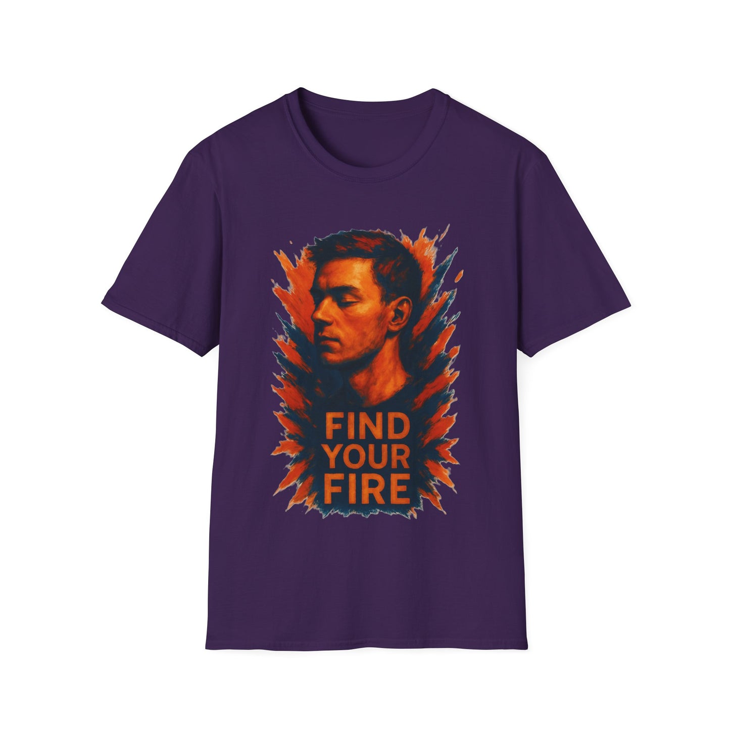 Find Your Fire Shirt – Motivational Strength Graphic T-Shirt for Men