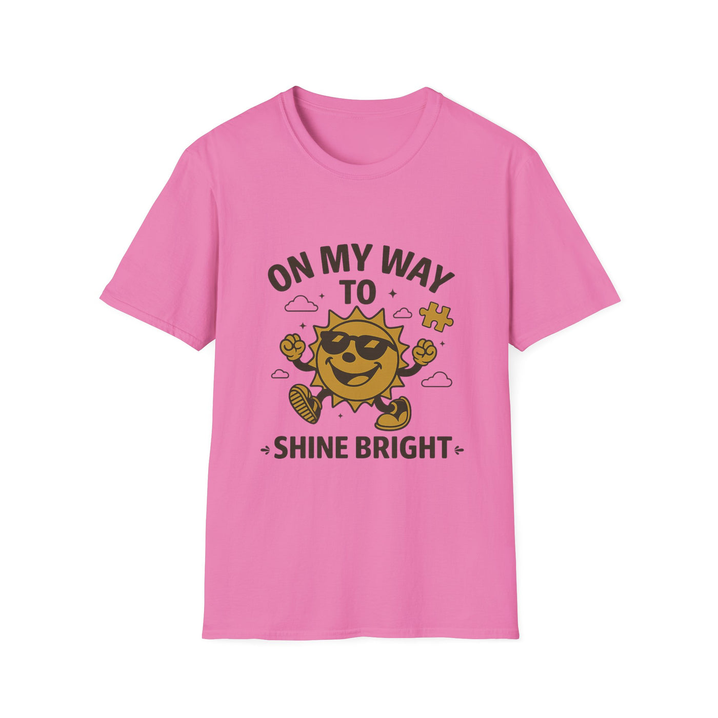 On My Way To Shine Bright T-Shirt - Soft Unisex Tee