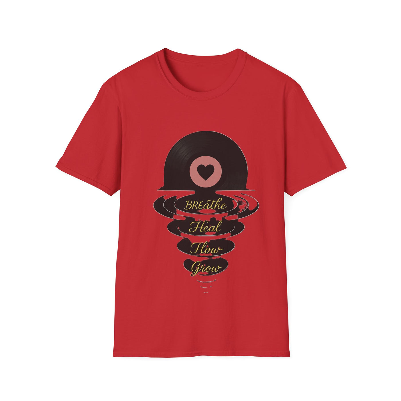 Breath, Heal, Flow, Grow T-Shirt - Soft Unisex Tee
