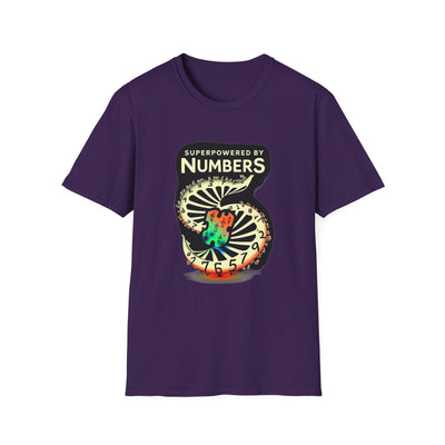Superpowered By Numbers T-Shirt - Soft Unisex Tee