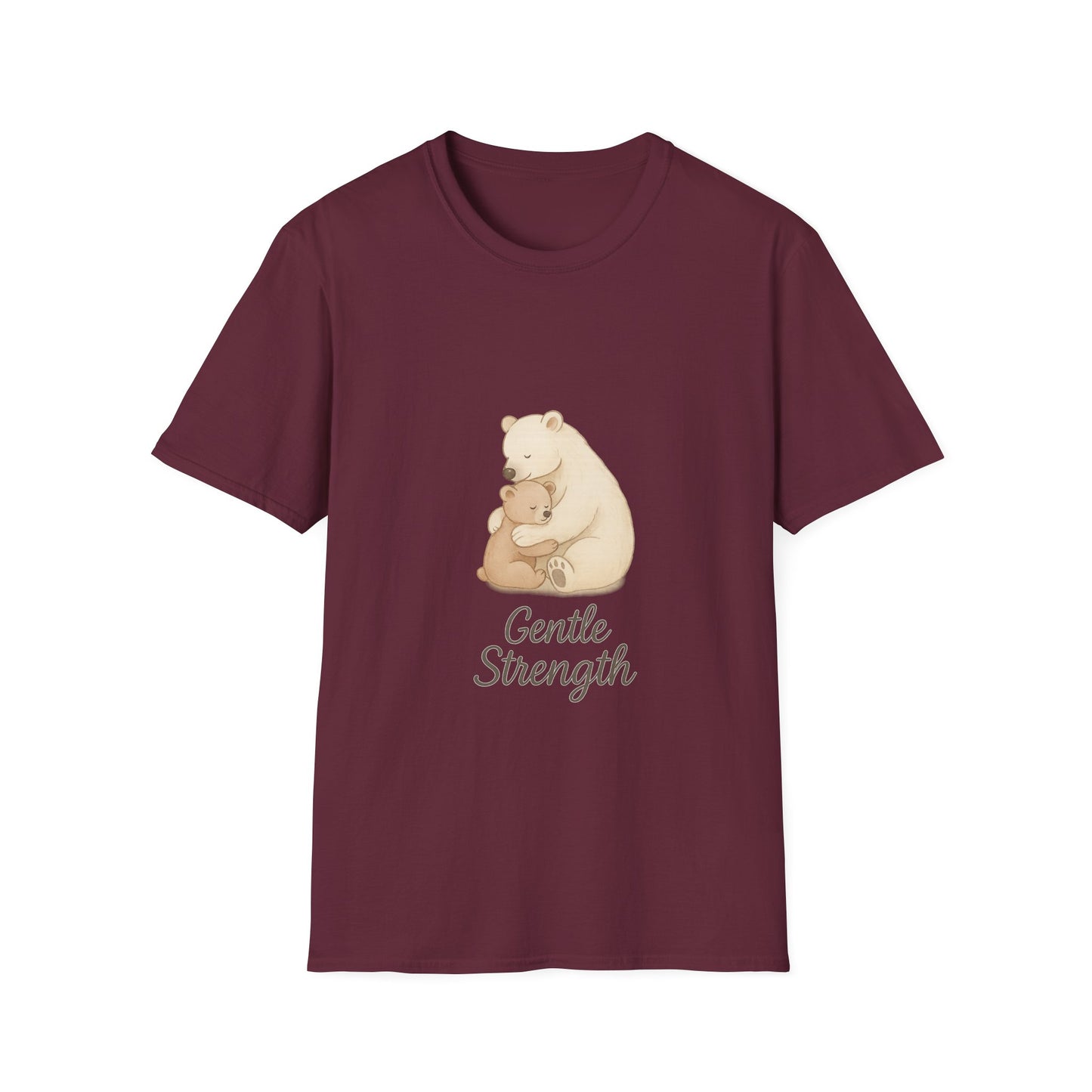 Gentle Strength Shirt – Bear & Cub T-Shirt for Compassion, Love, and Family