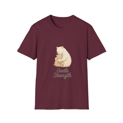 Gentle Strength Shirt – Bear & Cub T-Shirt for Compassion, Love, and Family