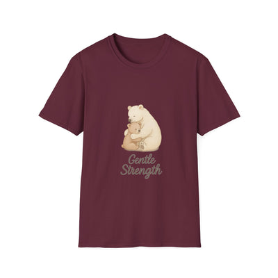 Gentle Strength Bear T-Shirt - Soft Unisex Tee, Comfort Wear