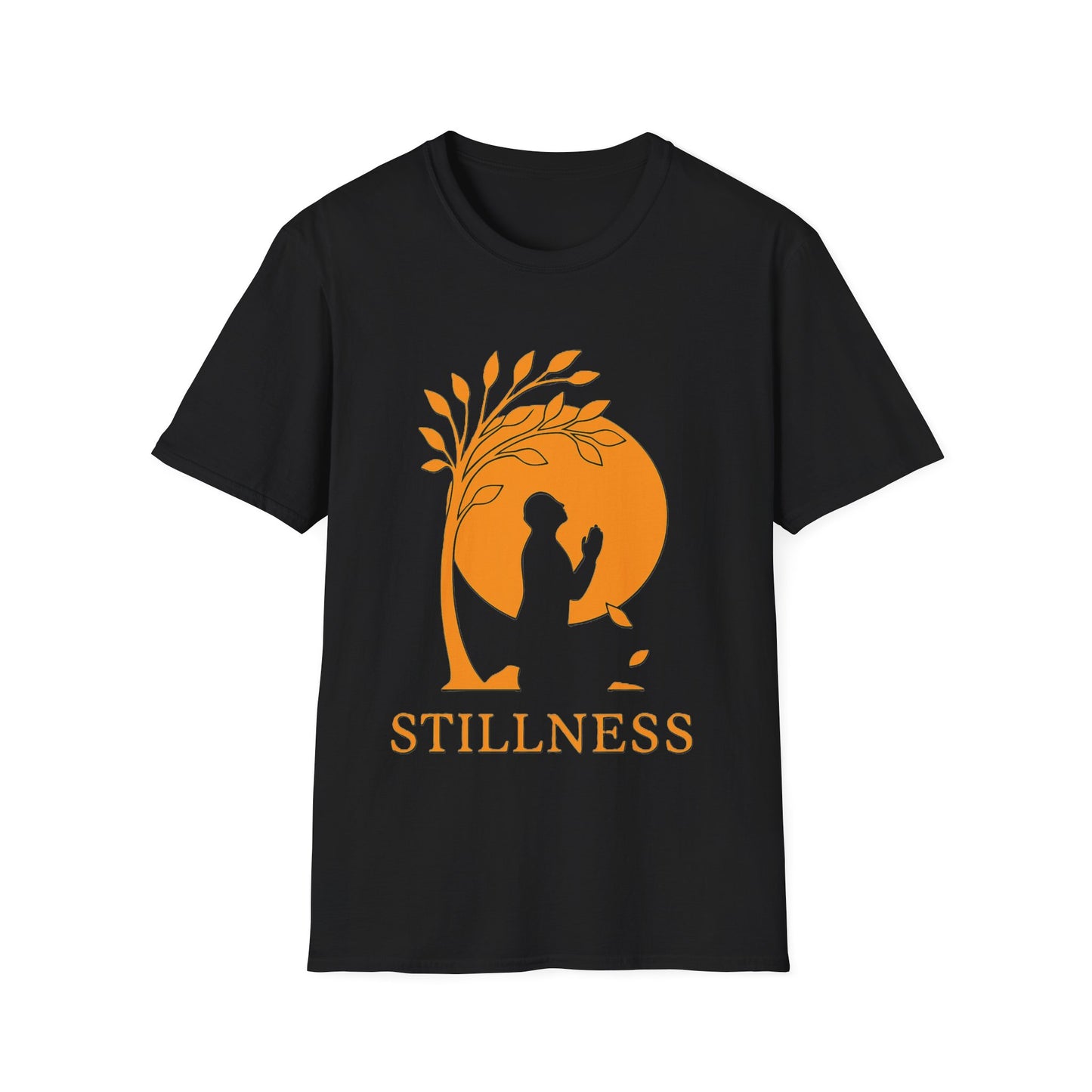 Stillness Christian T-Shirt – Faith, Prayer & Peace-Inspired Minimalist Tee