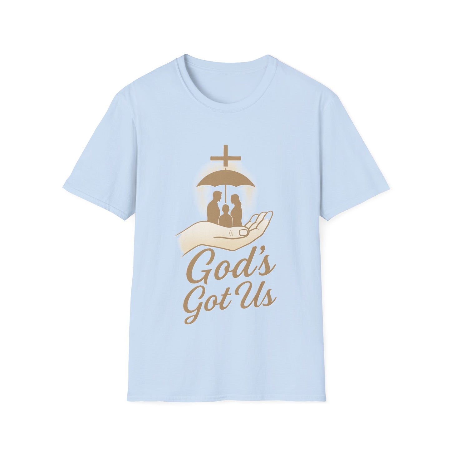 God’s Got Us Christian T-Shirt – Faith Family Protection Cross Shirt