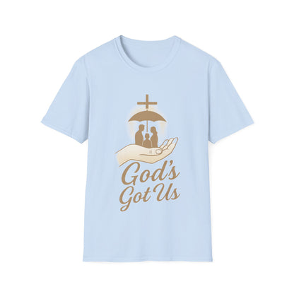God’s Got Us Christian T-Shirt – Faith Family Protection Cross Shirt