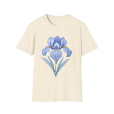 Iris Bloom T-Shirt - Soft Unisex Tee
