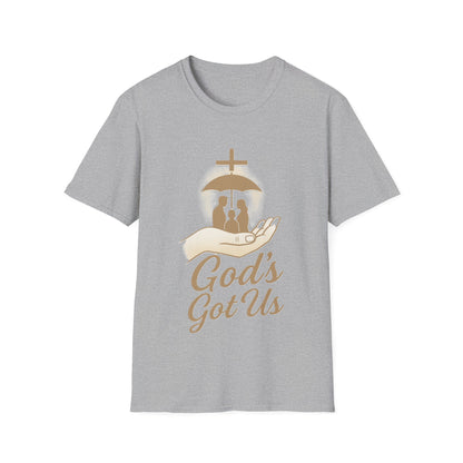 God’s Got Us Christian T-Shirt – Faith Family Protection Cross Shirt
