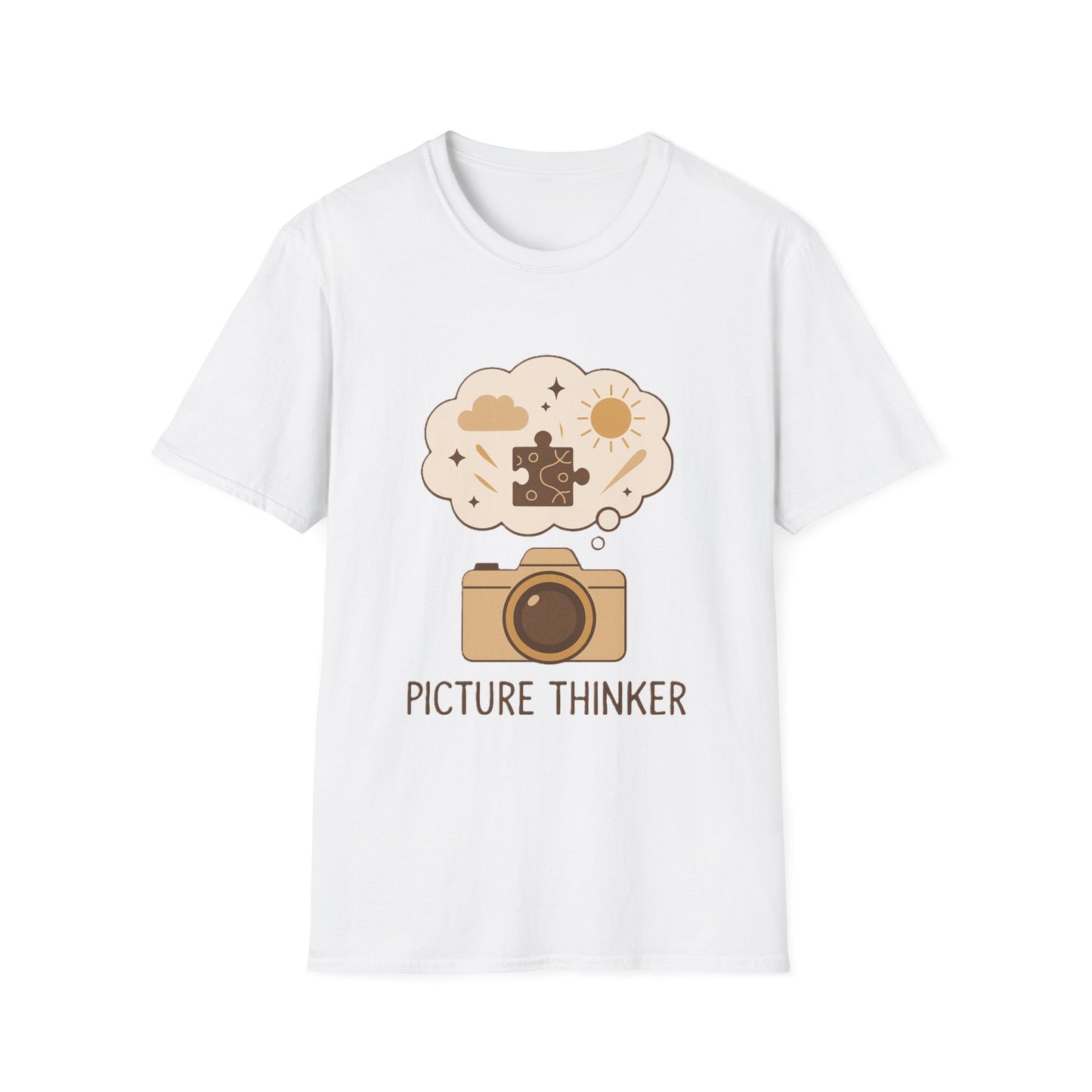 Picture Thinker Shirt – Creative Autism Awareness & Puzzle Thinking T-shirt