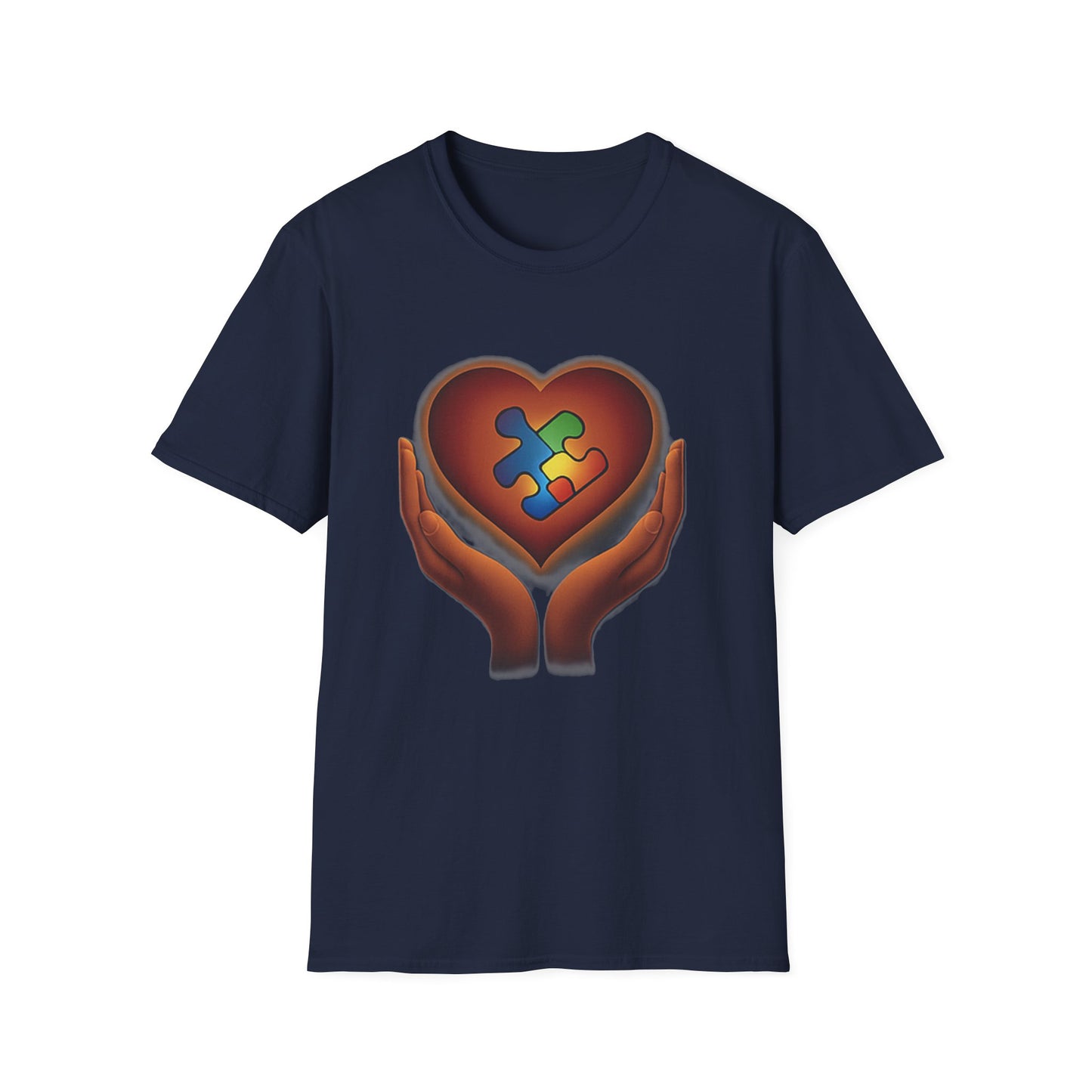 Puzzle Heart Hands Shirt – Love, Autism Awareness & Support T-shirt