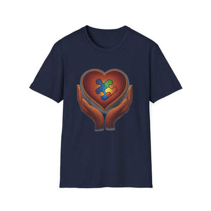 Puzzle Heart Hands Shirt – Love, Autism Awareness & Support T-shirt