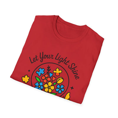 Let Your Light Shine T-Shirt - Soft Unisex Tee