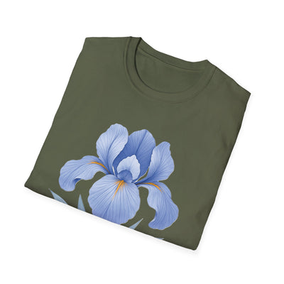 Iris Bloom T-Shirt - Soft Unisex Tee